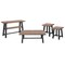 Alaterre Furniture Adam 4-Piece Solid Wood Living Room Set, Overall Length: 16 ANAD0111012RNB - alternate 1